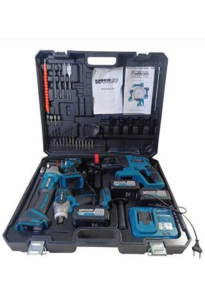 Kim Şarjlı dörtlü set matkap tork Hilti taş - Fiyatı, Yorumları