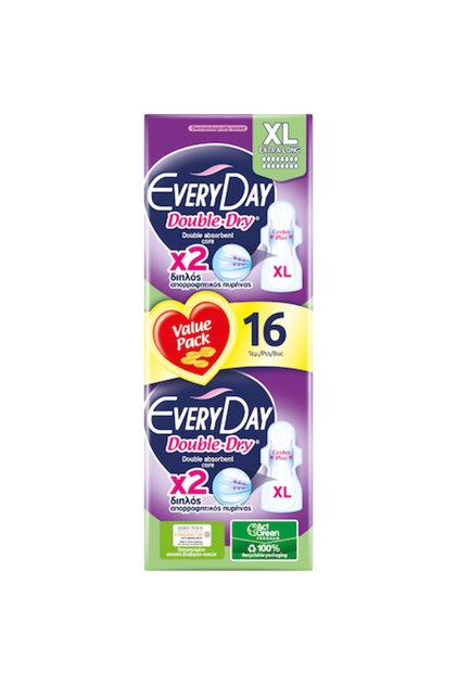 Absorbant Double-Dry XL, 16 bucăți