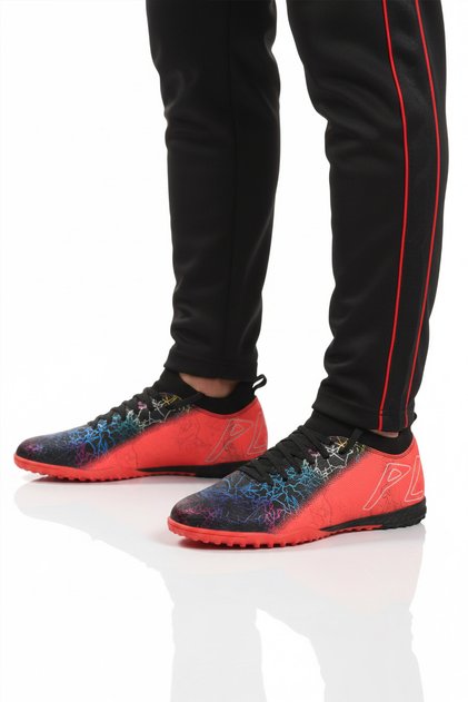 Black Fuchsia Ankle Wrap Men's Football Boots Mh-252-153 m