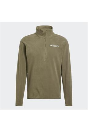 adidas JX5057 MT ESS HZ FL Siyah Erkek Fermuarlı Yaka Normal Kalıp