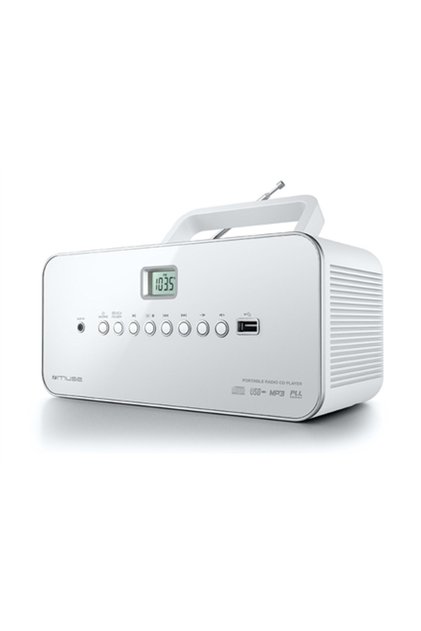 Muse | M-28RDW | Player CD/MP3 portabil cu USB | Alb