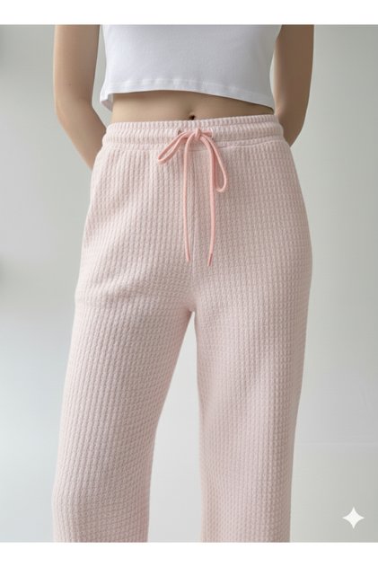 Women's Bubble Fabric Summer Pants