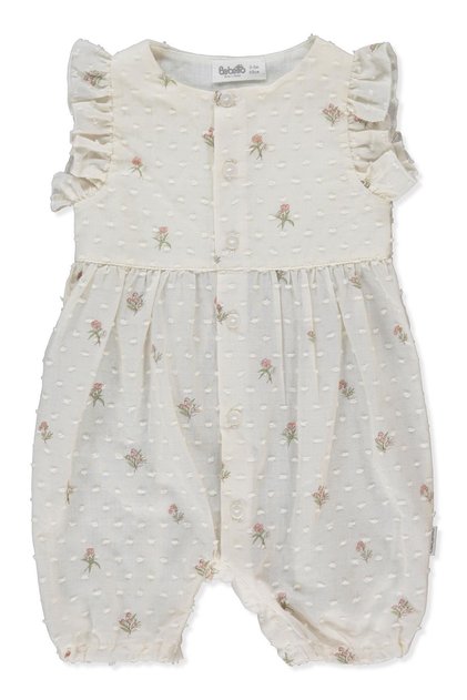 Dokuma Golf Jumpsuit (Mature Flowers) Ecru