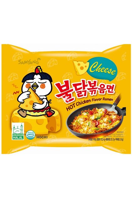 Buldak Ramen cu brânză caldă KOR 140g