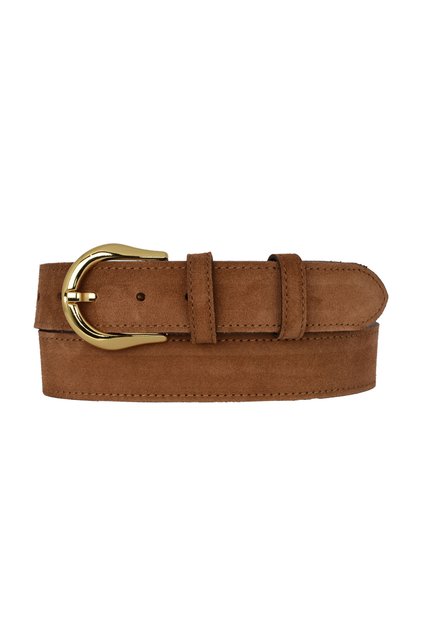 100% piele naturală, curea de damă din piele intoarsa scorțișoară de 4 cm cu cataramă aurie; blugi, centură sportivă=piele intoarsa.70.tARÇIN