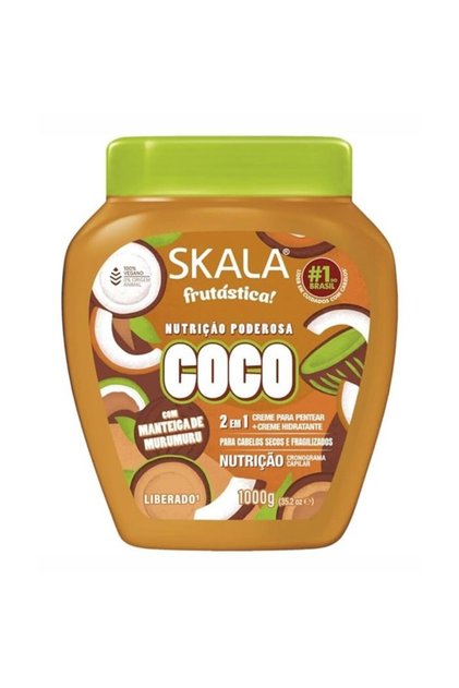 Μάσκα μαλλιών με εκχύλισμα καρύδας, Skala, 1kg, για σγουρά μαλλιά