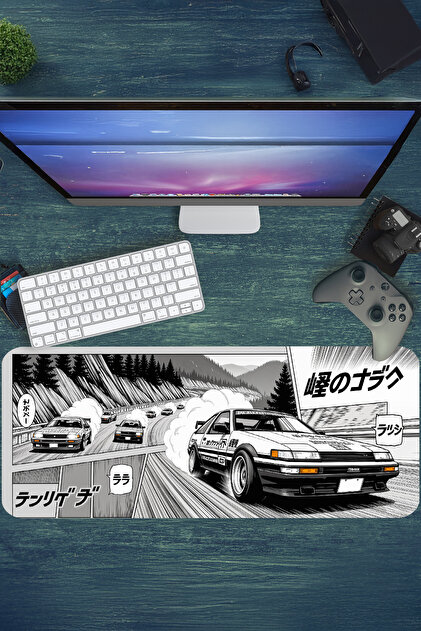 urzuva Touge Spirit Gaming Oyuncu Mousepad, 80x30 3mm Mouse pad