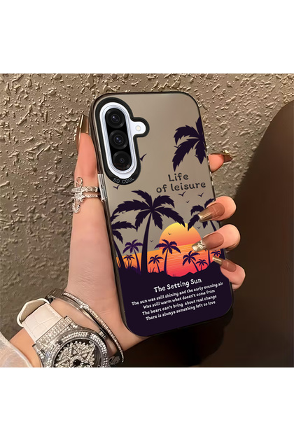 Samsung galaxy a36-a56 compatible printed pattern design dirt resistant luxury phone case mk01a