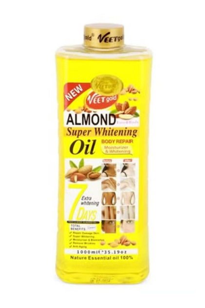 Super Whitening Almond Oil for Face and Body, 1000 ml