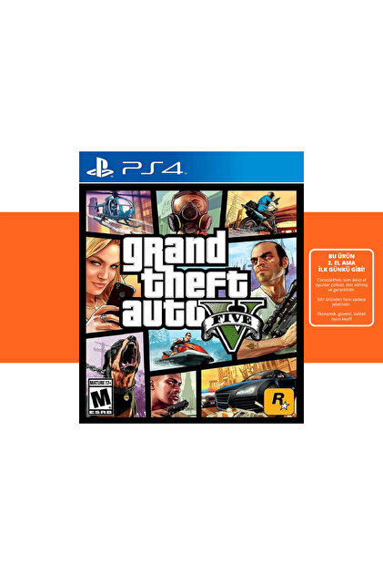 RockStar Games [2.EL] GTA 5 Grand Theft Auto V - Ps4 Oyun - Fiyatı