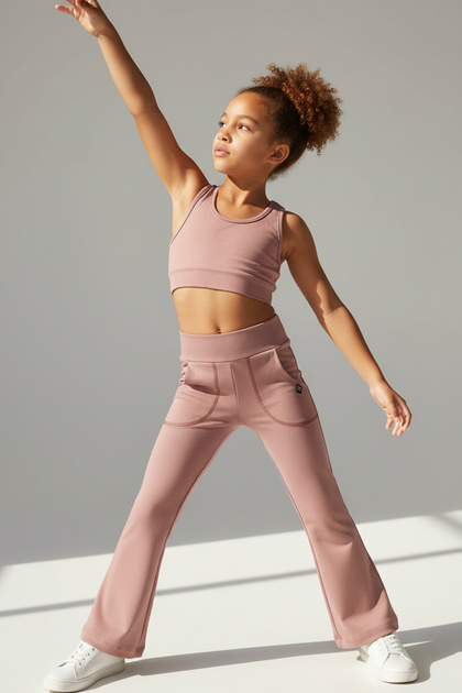 Flexy İ Flared Iz Children's Winter Tights with Hairy Inside