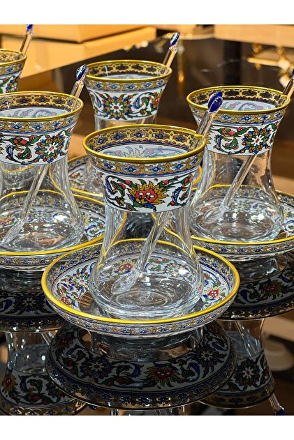 طقم شاي 12 قطعة