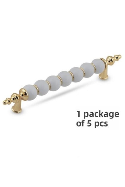 Pole Bead Polymer Handle - Gold (PACK OF 5)