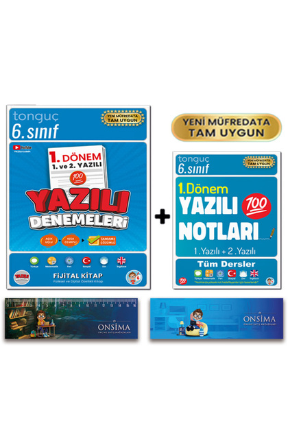 Tonguç Yayınları 6. Sınıf 1. Dönem Yazılı Notları - 1. Dönem