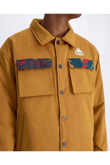 Kappa Authentic Heritage palmer Erkek Hardal-Yeşil Regular Mont