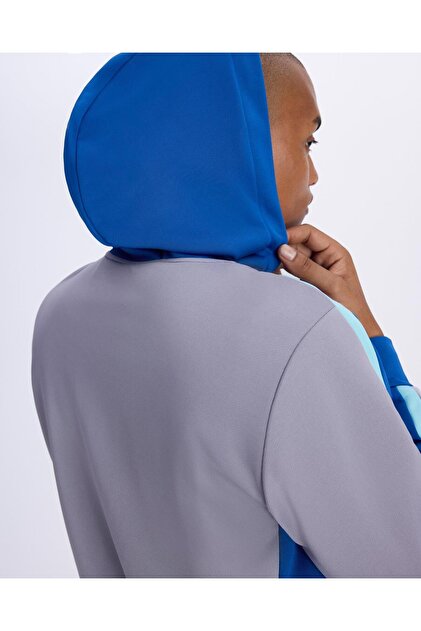 Kappa Alexander Full Zip Erkek Mavi-Gri Regular Fermuarlı Eşofman