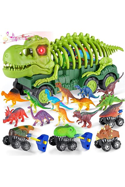 e-life shop Fosil Dinosaur Tracks Dinozor İskeleti Işıklı Kükreme