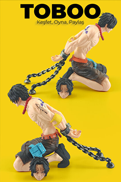 shop One Piece Anime Figürü - Portgas D. Ace | Zincirli & Diz