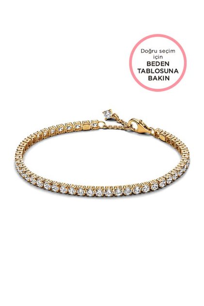 Işıltılı Tenis Bilekliği