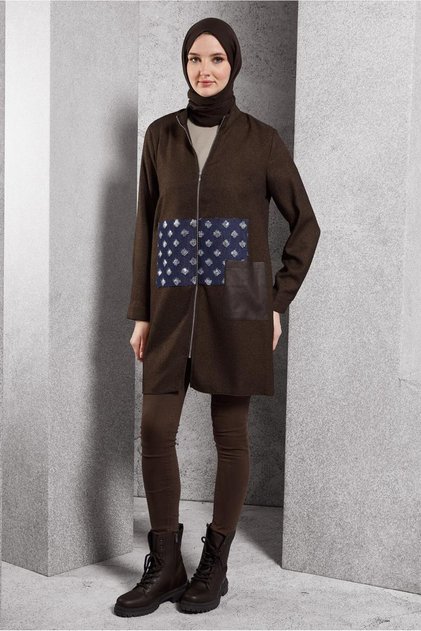 Zipped Tesettür Tunic 45090