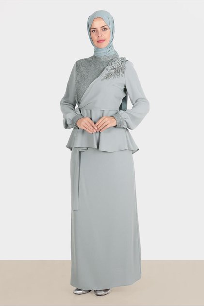 Stone Flower Double Skirt Suit 30282