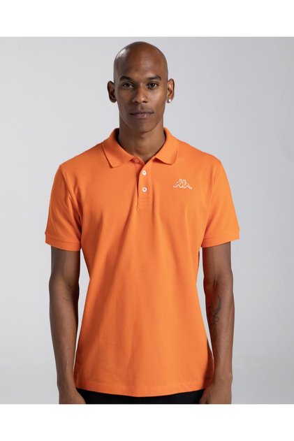 Logo Maltax 2 Mss Men's Orange Regular Fit Polo Neck T-Shirt