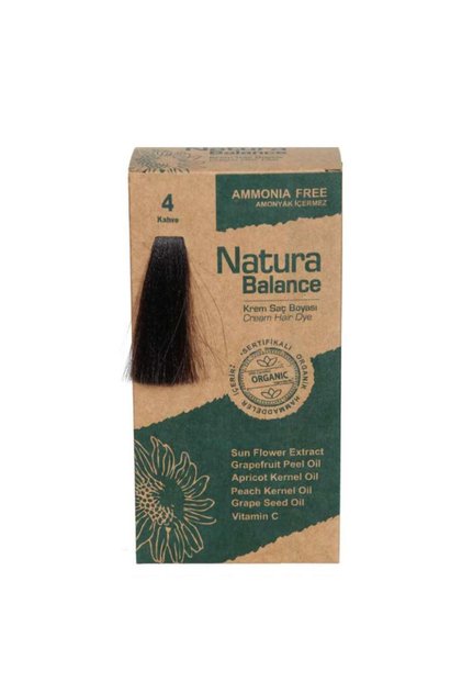 NATURA BALANCE SAÇ BOYASI 4 KAHVE