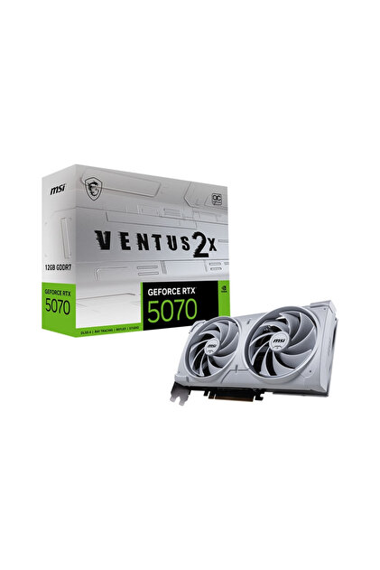H*I様 MSI RTX 5070 VENTUS 2X OC WHITE 12G MSI GeForce RTX 5070 12G VENTUS 2X OC WHITE GDDR7 192Bit DLSS 4