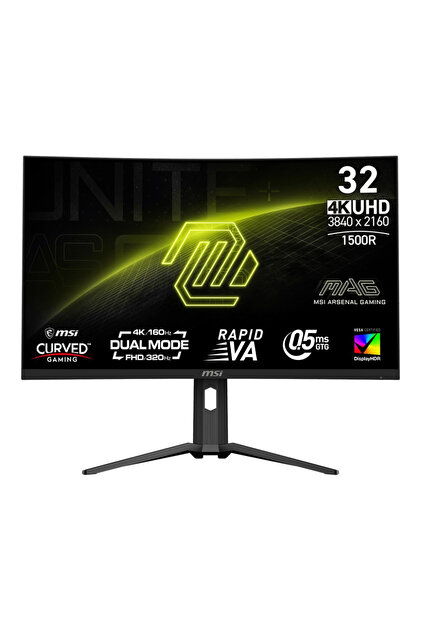 MSI MAG 321CUPDF 31.5″ 0.5ms 160Hz UHD VA Free-Sync 1500R Curved