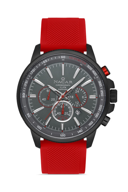 Sapphire Glass Sport Red Men's Wristwatch Nc34- 290748 -Bgs4