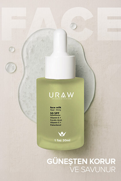 Uraw Face Milk ( Pürüzsüz Görünümü Destekleyen Yenileyici Cilt