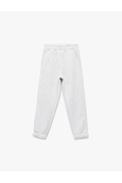 Gray Girl's Sweatpants 6Wkg40044Ak