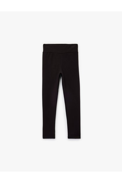 Seamless Basic Leggings with Elastic Waistband