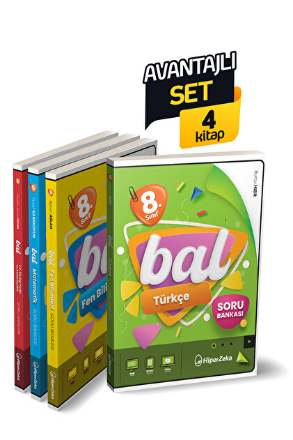 教育学シリーズ 全8巻セット Hiper Zeka Avantajlı Set 2026 8. Sınıf Bal Soru Bankaları - Fiyatı