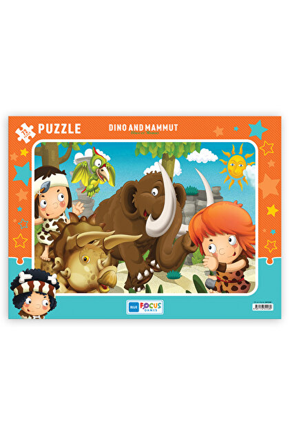 Blue Focus 72 Parça Frame Puzzle - 4'lü Set Korsan, Kızılderili