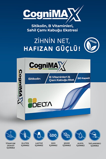 Dens Delta Naturel Cognimax Sitikolin, Sahil Çamı Kabuğu Ekstresi