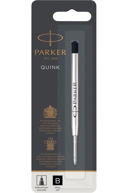 Quinkflow Fine Point Refillable Ballpoint Pen, Black, 1 Count