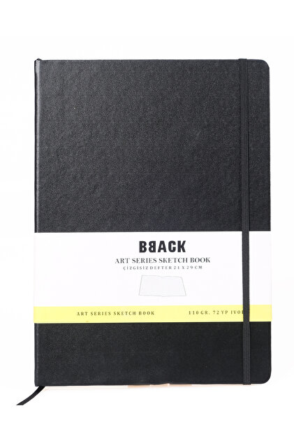 BBACK Art Collection Sketchbook 110 gr. Çizgisiz Ivory Kağıt