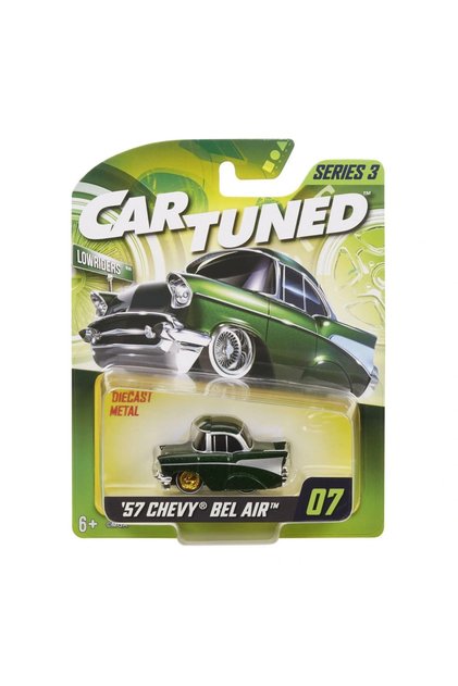 Cartuned S3 1957 Chevy Bel Air - Green Lowrider Car