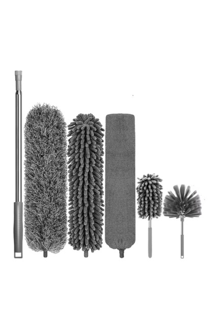 Pamatuf 6 în 1 cu mâner extensibil până la 290 cm, reutilizabil și lavabil