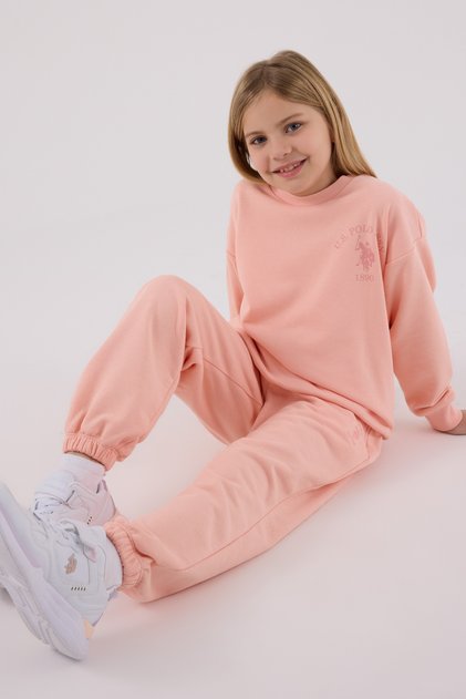 Girl's Crew Neck 3 Thread Bottom-Top Set Th23Vl01Vrpol