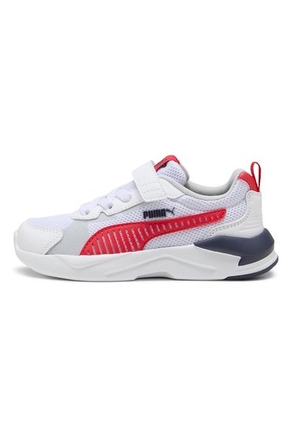 X-Ray 3 LT AC+ PS -PUMA أبيض - For All Time أحمر - PUMA أزرق داكن