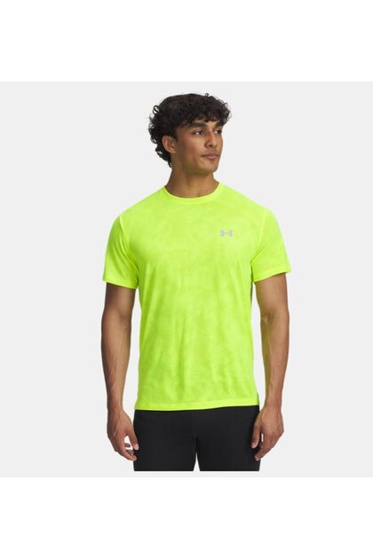 Erkek UA Launch Camo Kısa Kollu T-Shirt 6006098-731