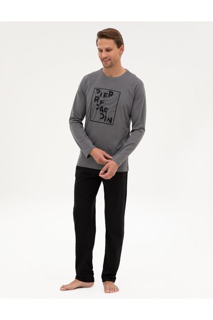 Dark Gray Pajama Set 50322653-Vr080