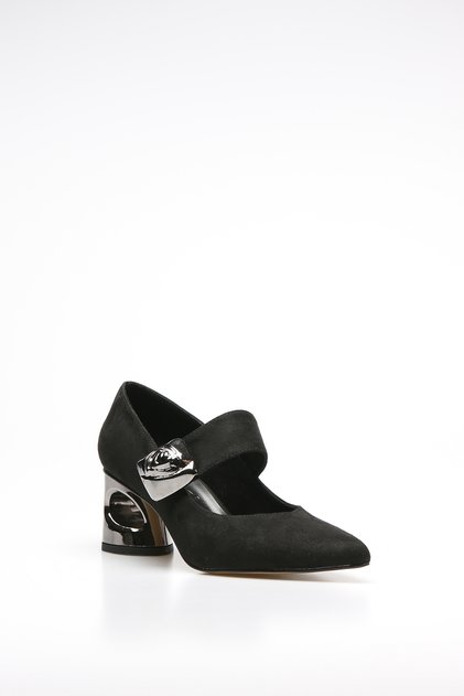 Black Suede Women's Casual Shoes