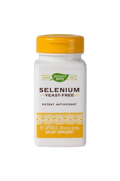 Supliment alimentar Seleniu 200mcg Nature's Way, Secom, 60 capsule