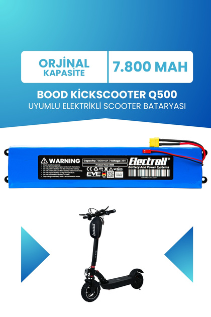 ELECTROLL Bood Kickscooter Batarya (ORJİNAL KAPASİTE) 36v 7.800mah