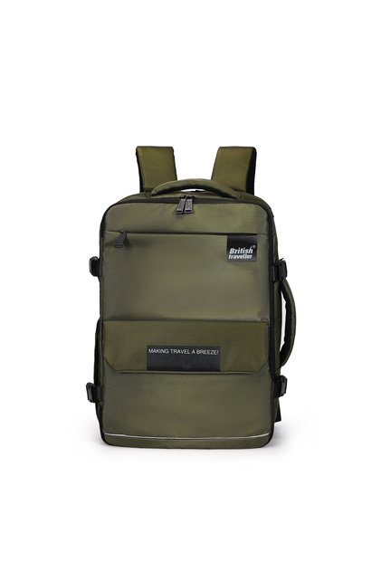 BACK PACK ATHLETIC | Oxford Fabric Laptop Backpack- Dark Green