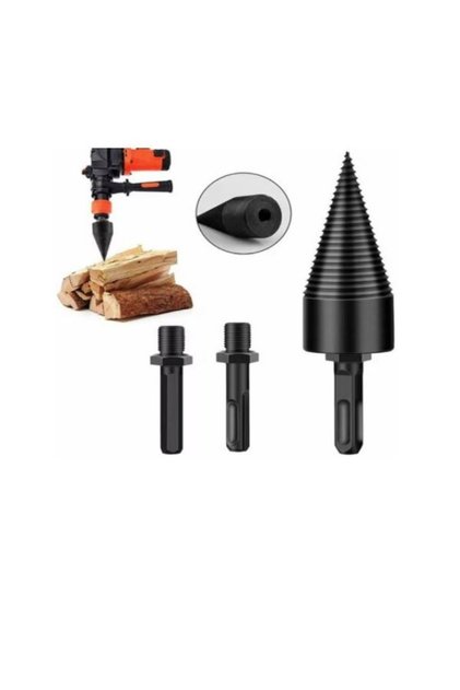 Burghie pentru despicat lemne, otel carbon, cu mandrina, rezistente la impact,Diametru 32 mm