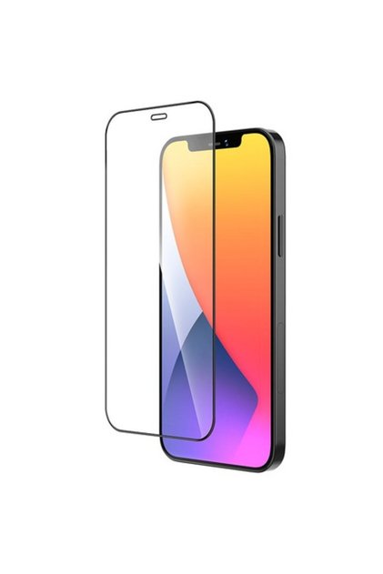 Folie protectie din sticla, compatibila cu iPhone 12 / iPhone 12 Pro, cu lipici pe tot ecranul Full